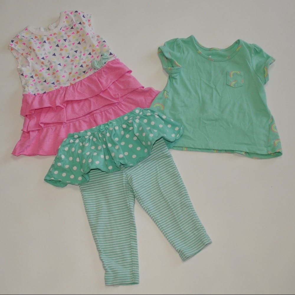 Carter 12 Month Girls Outfits Dresses 4113 - Picture 3 of 7